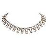 JANE STONE Silver Crystal Kette Fashion Statement Halskette