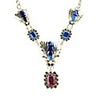 JANE STONE Super Flash Bunte Barock Wind Fashion Statement Halskette