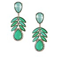 JANE STONE Trendy New Ankunft Erklärung Blatt geformte Ohrring für Frauen