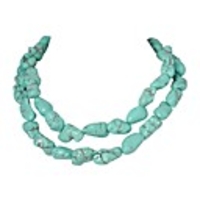 JANE STONE Türkis-Stein Fashion Statement Halskette