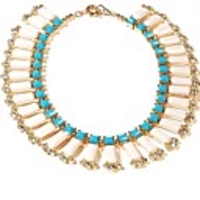 JANE STONE Weiß-Anhänger-Halskette Erklärung Schmuck (3 Farben)