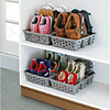 Japanese Style Solid Color Rechteckige Schuhe Rack-