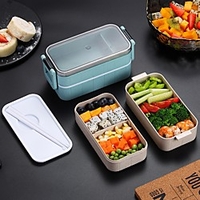 japanische mikrowelle lunchbox fach auslaufsichere bento box für schüler schulnahrungsmittelbehälter Lightinthebox