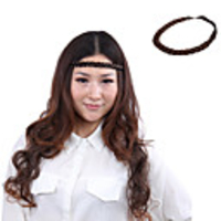 Japanischen Kanekalon Fiber Synthetic Light Brown Geflochtenes Haar-Band
