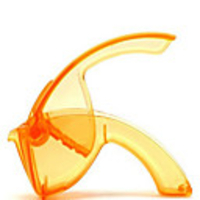 Japanischen Stil gebogenen Griff Fruchtsaft,  L16.5cm x W5.5cm x H7cm