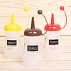 Japanischen Stil Kunststoff Kleine Sauce Halter zufällige Farbe,  W6cm x L6cm x H16cm