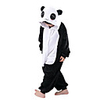 Kinder Kigurumi Kigurumi-Pyjamas Panda Tier Pyjamas-Einteiler Flanell Vlies Schwarz / Weiß Cosplay Für Tiernachtwäsche Karikatur Fest / Feiertage Kostüme