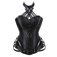 korsett frauen plus größe bustiers korsetts overbust korsett klassische bauchkontrolle push-up abstrakte blumendruck reißverschluss schnüren nylon polyester baumwolle halloween hochzeit geburtstag Lightinthebox