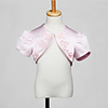 Kurzarm Satin Flower Girl Abend-/ Casual Wraps / Jacke