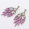 Kushang Bohemian Flügel Ohrringe (lila)