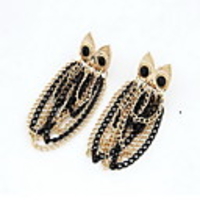 Kushang Fashion Purl Eule Ohrstecker