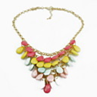 Kushang Fashion Resin Weave Tropfen-Halskette