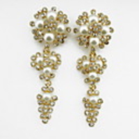 Kushang Koreanische Birne Fashion Tropfen Ohrstecker