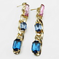 Kushang koreanischen Edelstein Ohrringe