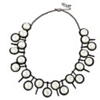 Kushang Punk Perle Leave Kurze Halskette