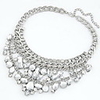Kushang Punk-Retro-Diamant-Mode-Kette