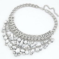Kushang Punk-Retro-Diamant-Mode-Kette
