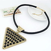 Kushang Retro Triangle Weave Halskette (Gold)