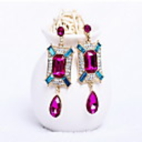 Kushang Sakura Drops Diamant-Ohrstecker (Fuchsia)