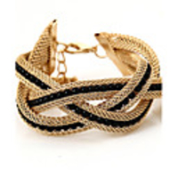 Kushang Weave Perle Briefe Armband