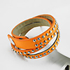 Kushang Weisewebart Niet-Armband (Orange)