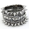 Kushang Wilde Rivet Einfache Stretch-Armband