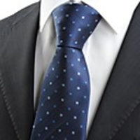 Kuss Krawatte Klassische Überprüfen Navy Dark Blue Men Tie Krawatte formale Hochzeits-Souvenirs