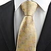 Kuss Krawatte Neue bunte Paisley-Jacquard Goldene Herren-Krawatte,  die Hochzeits-Souvenirs