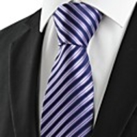 Kuss Krawatte New Striped Violet Schwarz-formale Männer-Krawatte,  Hochzeit Souvenirs