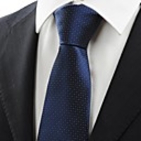 Kuss Krawatte New White Dot Design: dunkles Klassische Herren-Krawatte,  die formalen Hochzeits-Geschenk
