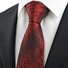 Kuss Tie Dark Red Burgundy Gradient Swirl Paisley-Krawatte,  die Herren Hochzeits-Geschenk