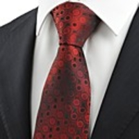 Kuss Tie Dark Red Burgundy Gradient Swirl Paisley-Krawatte,  die Herren Hochzeits-Geschenk