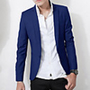 Kuwo beiläufiger dünner Blazer (Royal Blue)