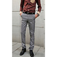 Kuwo dünne beiläufige Hosen-Anzug (Grau)