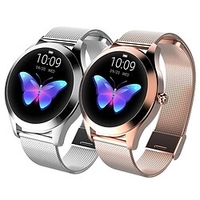 KW10 Smartwatch 1.04 Zoll Smartwatch Fitnessuhr Bluetooth Schrittzähler AktivitätenTracker Schlaf-Tracker Kompatibel mit Android iOS Damen GPS Langer Standby Kamera Kontrolle IP68 38mm Uhrengehäuse Lightinthebox