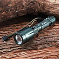 KX-0071 justierbare Fokus-5-Mode 1xCree XM-L U2 Wiederaufladbare Fahrradbeleuchtung (1x18650,  900LM,  Gr?n)