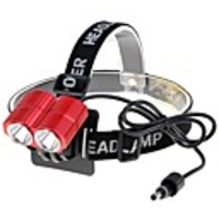 KX-MT8 CREE L2-Modus 4-2-LED 1200LM Kostenpflichtige Strong Light Fahrrad-Licht - Rot (4 x 18650)