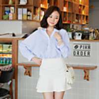 KYJ Frauen Solid Color Hohe Taille Fischschwanz-Rock mit Elastic (weitere Farben)