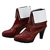 Kyokai keine Kanata Kuriyama Mirai Dark Red Cosplay High-Heels Stiefeletten