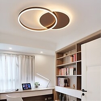 LED Deckenleuchte 40cm Kreis Ring Design Einbauleuchten Aluminium Neuheit künstlerisch modernes einfaches Wohnzimmer Büro Schlafzimmer Esszimmer 110-120v 220-240v nur mit Fernbedienung dimmbar Lightinthebox