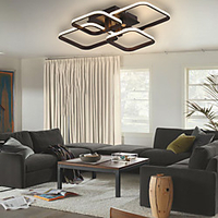 LED Deckenleuchte 58cm quadratische geometrische Formen moderner nordischer Stil Einbauleuchten Wohnzimmer Esszimmer Schlafzimmer Büro Aluminium Silikagel 110-120v 220-240v240 Lightinthebox