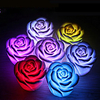 LED Nachtlicht 4 Stück Rose Blume führte Licht Nacht wechselnde romantische Kerzenlicht Lampe Festival Party Dekoration Licht Lightinthebox