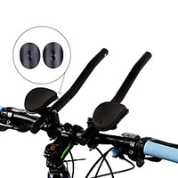 Lenker TT-Lenkstange 31.8 mm 25.4 mm Rutschfest Leichtes Material Komfortabel Rennrad Geländerad Faltrad Radsport Schwarz Lightinthebox