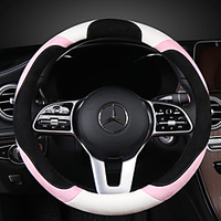 Lenkradbezüge Leder schwarz für universell alle Jahre Lightinthebox