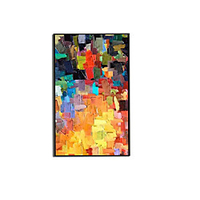 Ölgemälde handgemachte handgemalte Wandkunst moderne helle bunte abstrakte große Hauptdekorationsdekor gerollte Leinwand kein Rahmen ungedehnt Lightinthebox