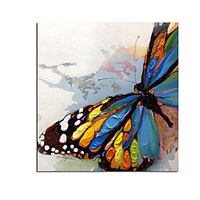 Ölgemälde handgemachte handgemalte Wandkunst moderne viele Arten schöner Schmetterling abstrakte Hauptdekorationsdekor gerollte Leinwand kein Rahmen ungedehnt Lightinthebox
