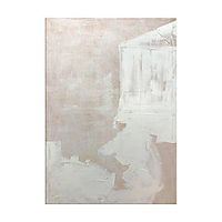 Ölgemälde handgemachte handgemalte Wandkunst zeitgenössische abstrakte weiße minimalistische Wohnkultur Dekor gerollte Leinwand kein Rahmen ungedehnt Lightinthebox