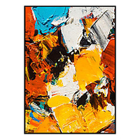 Ölgemälde handgemachte handgemalte Wandkunst zeitgenössische bunte abstrakte große Hauptdekorationsdekor gerollte Leinwand kein Rahmen ungedehnt Lightinthebox