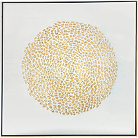 Ölgemälde handgemachte handgemalte Wandkunst zeitgenössische goldene minimalistische abstrakte Wohnkultur Dekor gerollte Leinwand kein Rahmen ungedehnt Lightinthebox