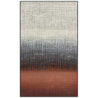 Ölgemälde handgemachte handgemalte Wandkunst zeitgenössische rot gelb grün abstrakte Heimtextilien Dekor gerollte Leinwand kein Rahmen ungedehnt Lightinthebox